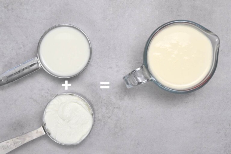 Greek Yogurt and Milk for Heavy Cream
