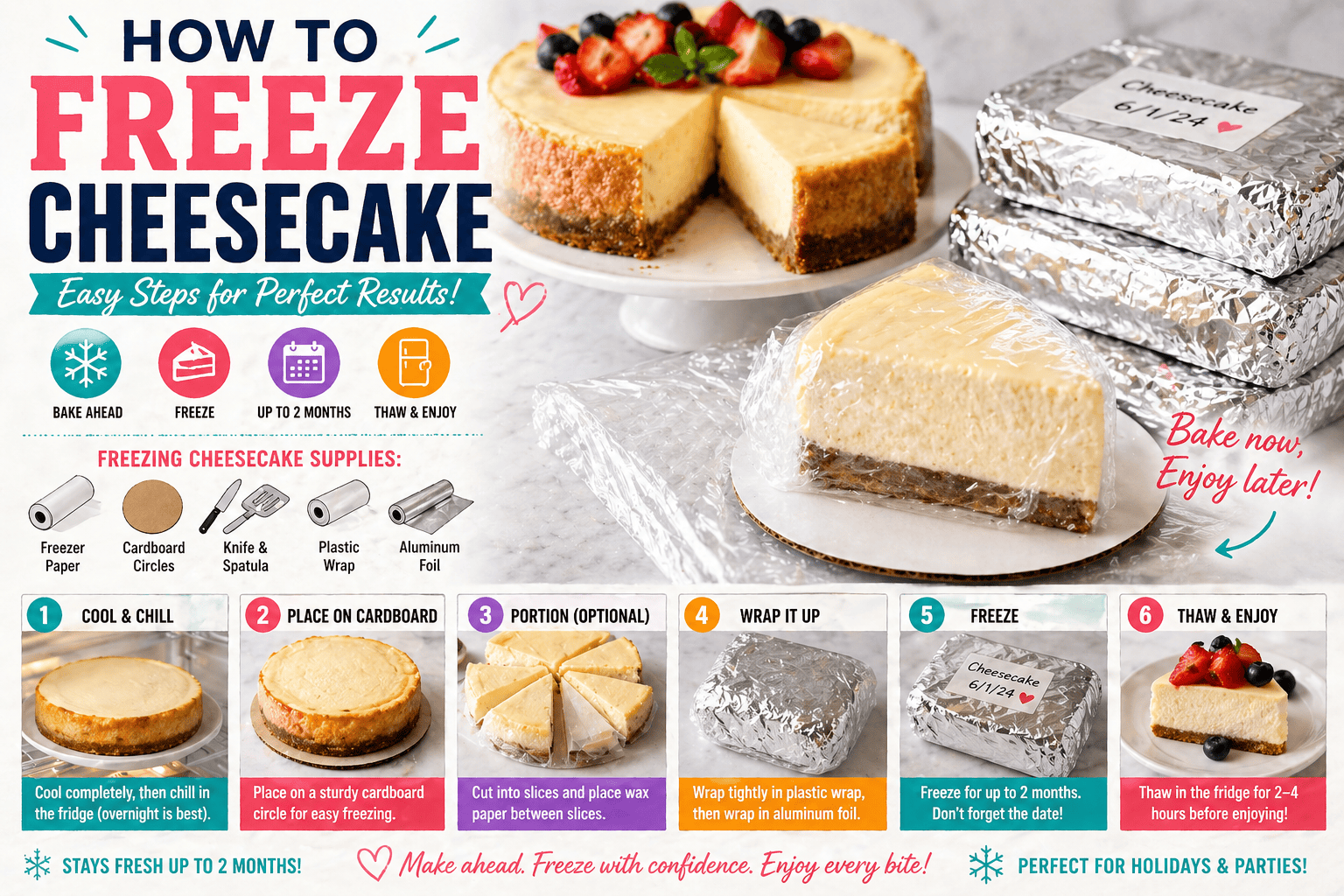 How Do You Freeze a Cheesecake
