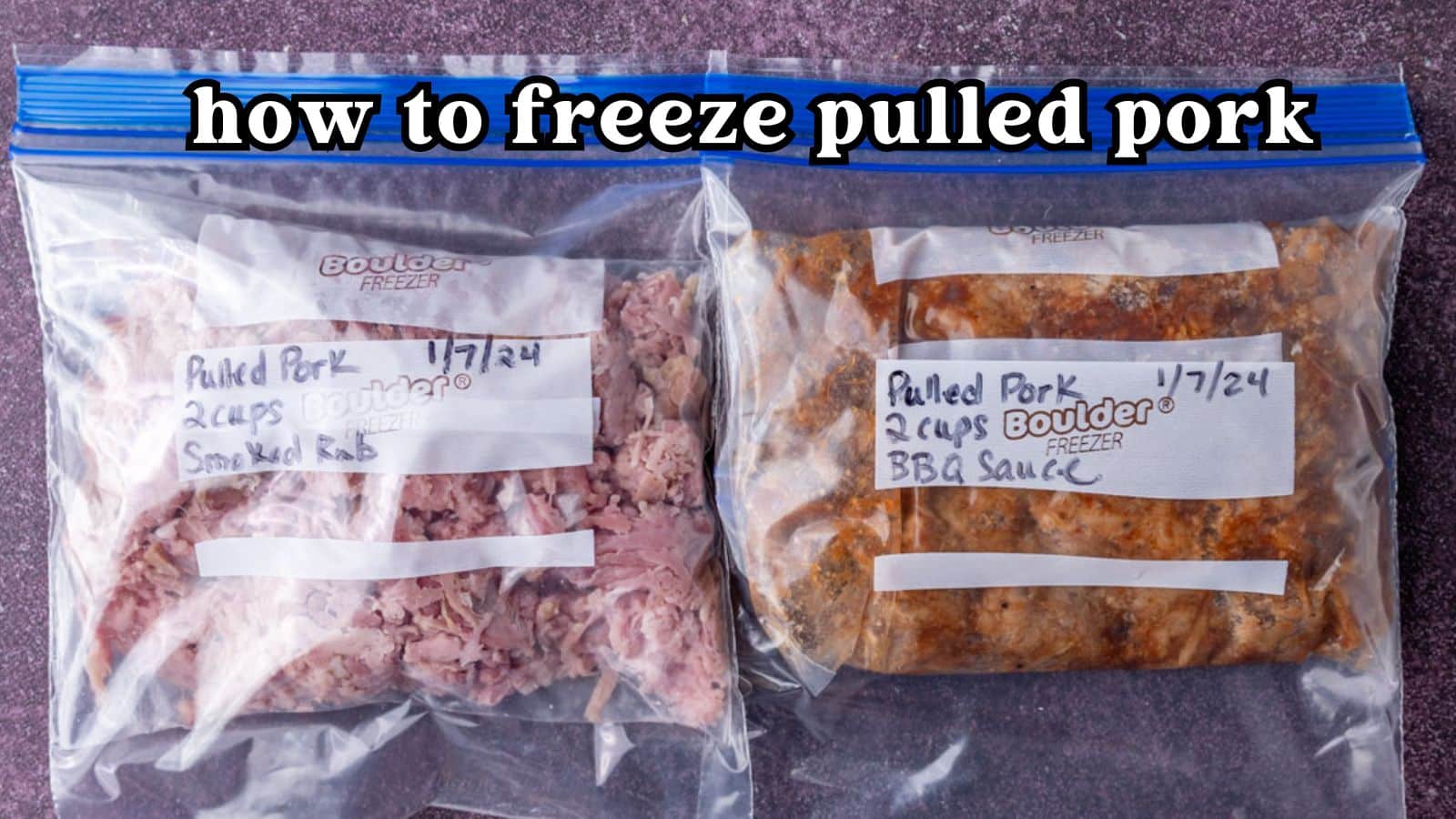 Can You Freeze Shredded Pork