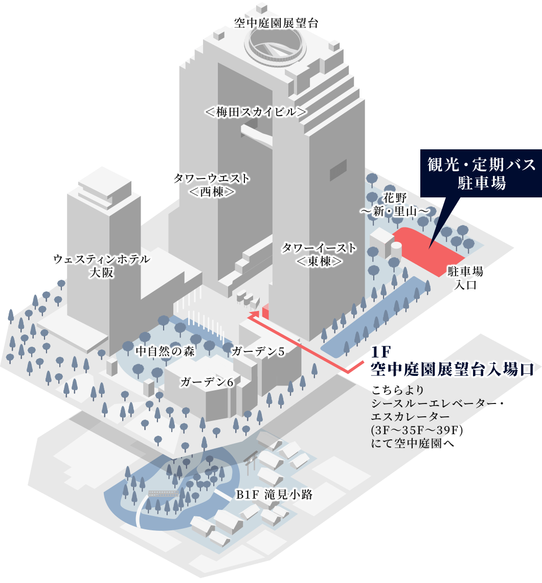 Jr大阪駅から迷わず行く！梅田スカイビルタワーイースト最短ルート