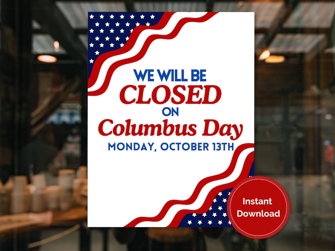 Schools Closed on Columbus Day