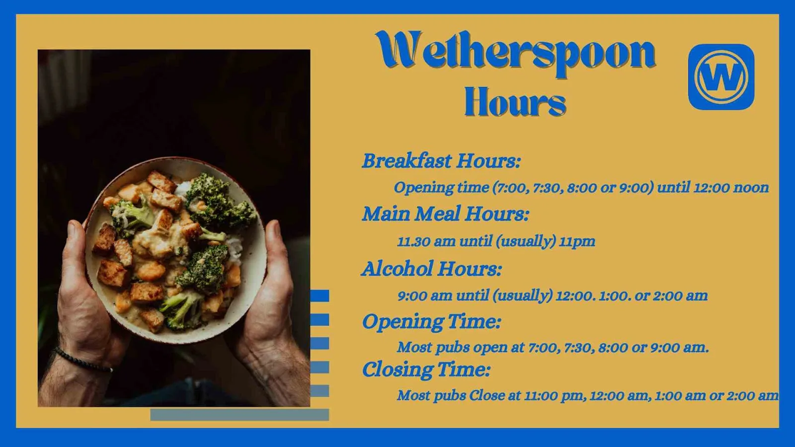 What Time Does Breakfast Finish at Wetherspoons
