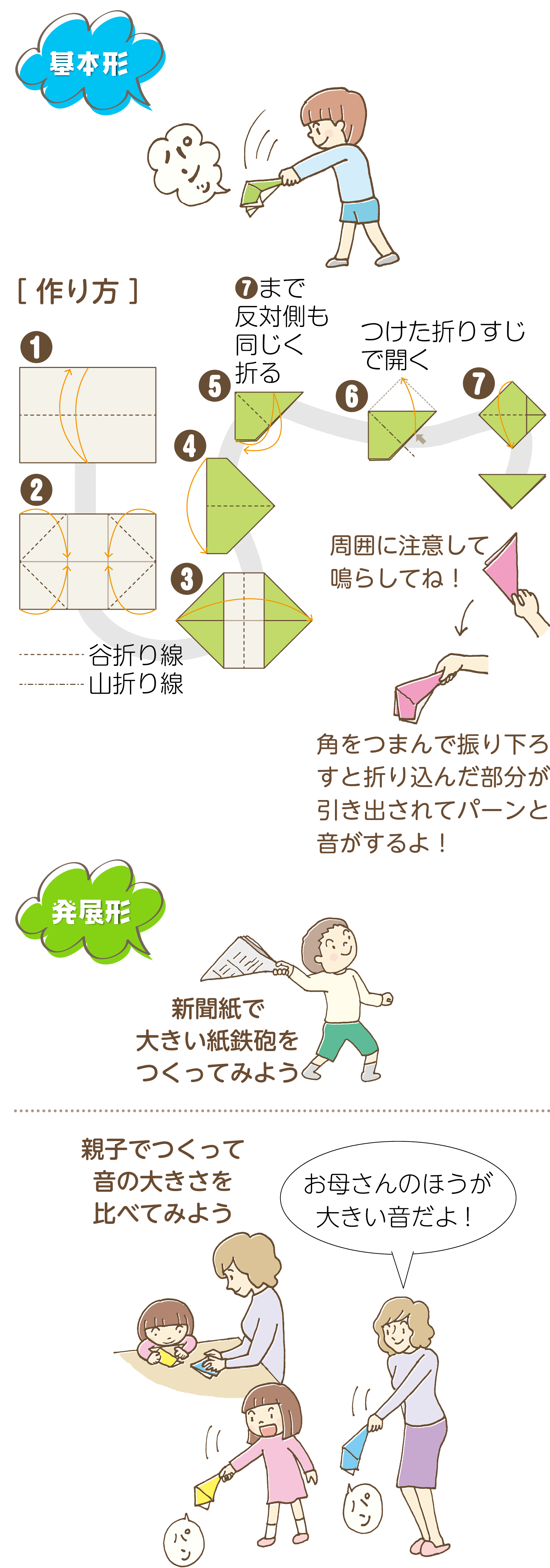 紙鉄砲の作り方徹底解説！新聞紙やA4用紙で爆音を鳴らす裏技とコツ