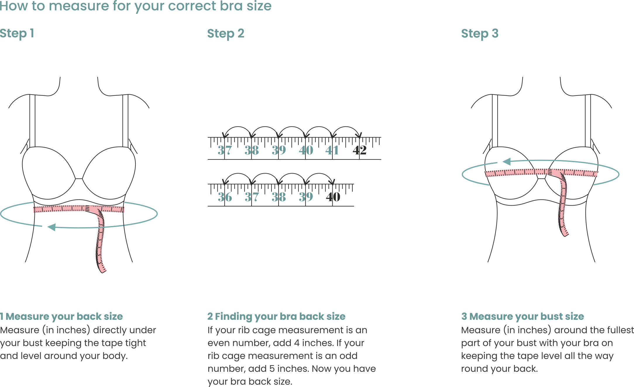 The Easy 3-Step Method on How to Find My Bra Size