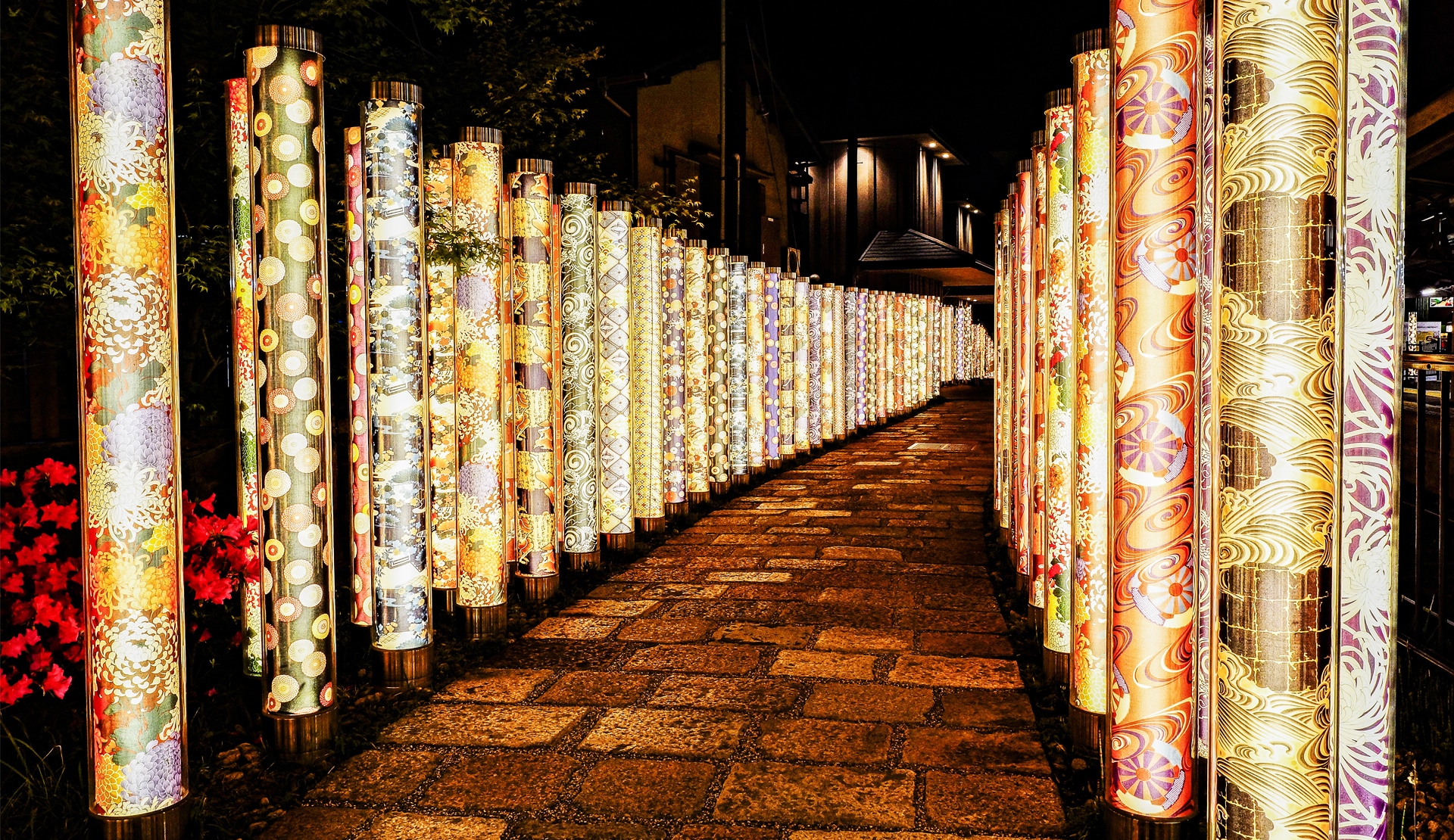 嵐山キモノフォレスト2026最新取材！無料の夜絶景と点灯時間の真相