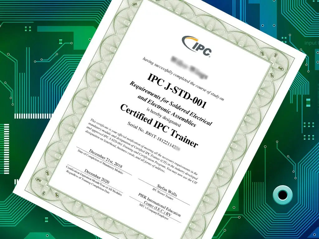 What Is Ipc Certified