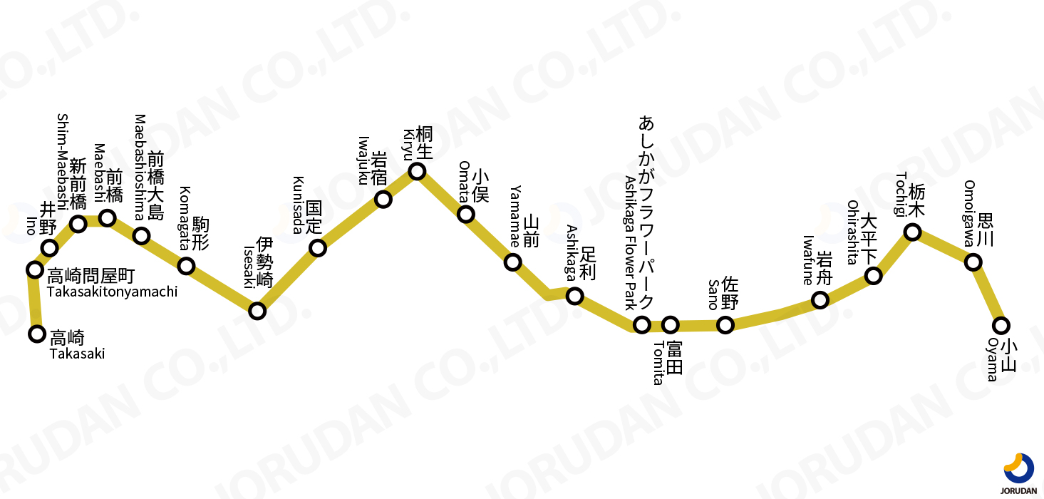 【最新】両毛線の路線図＆全18駅一覧！小山〜高崎の所要時間や乗換を徹底解説