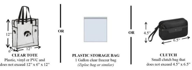 Kinnick Stadium Bag Policy