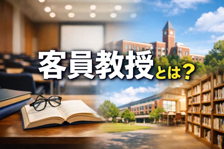 【速報】 客員 教授 と は 人気理由と評判まとめ #978