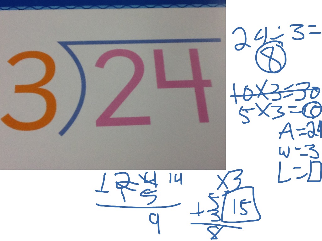 24 Divide by 3