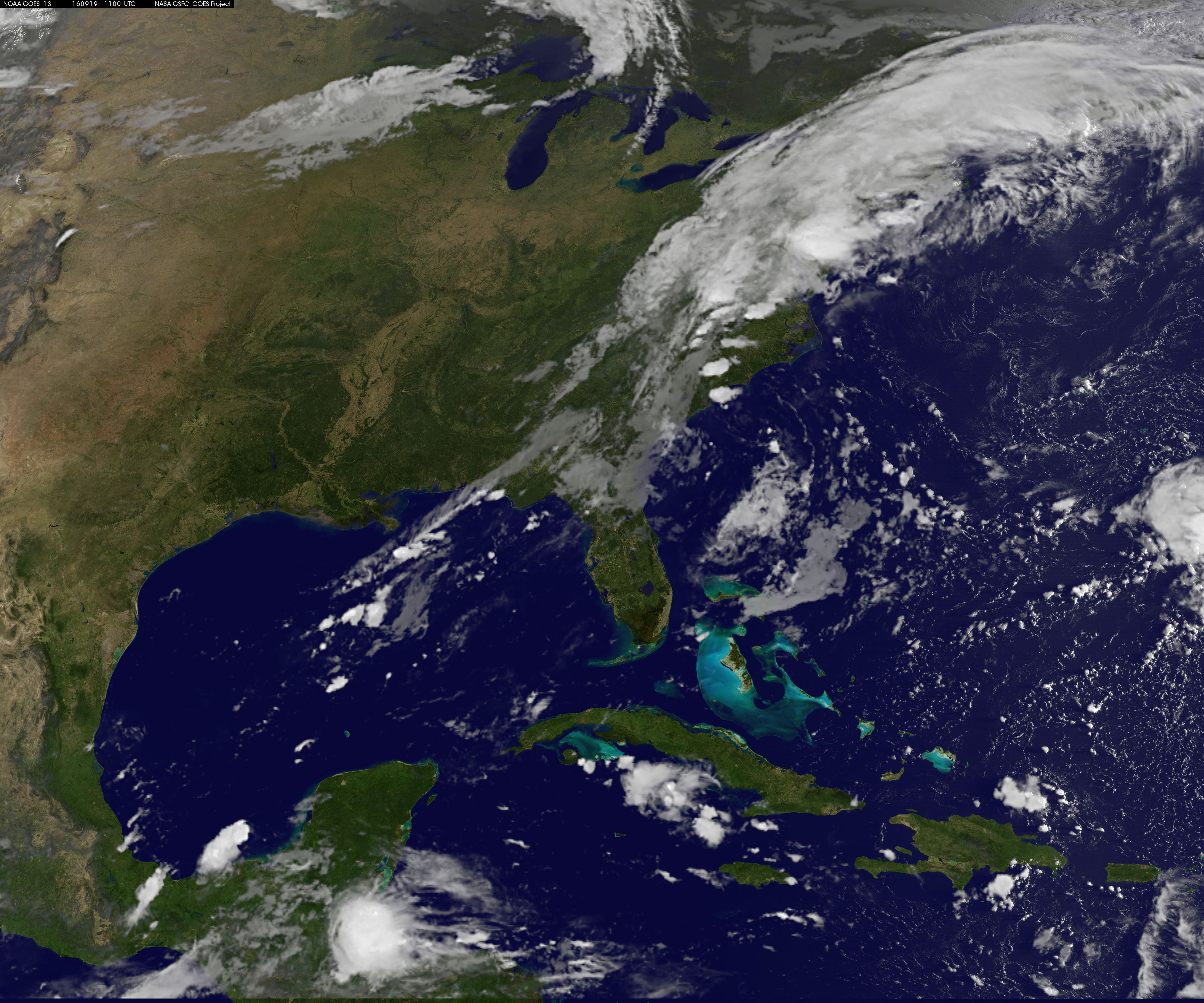 Noaa Satellite Atlantic Ocean
