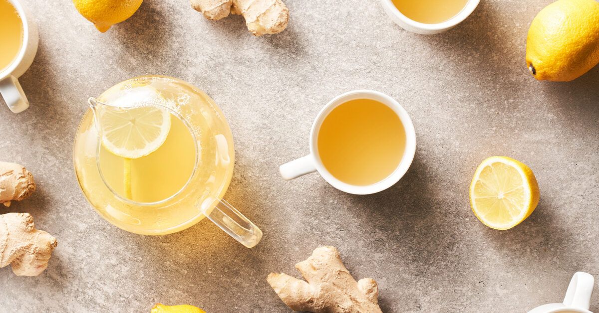 Lemon Ginger Tea Before Bed