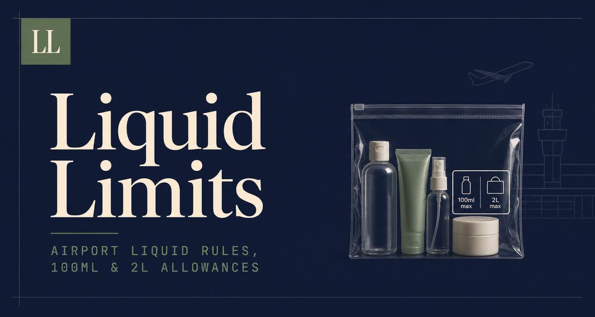 Gatwick Airport Liquids in Hand Luggage