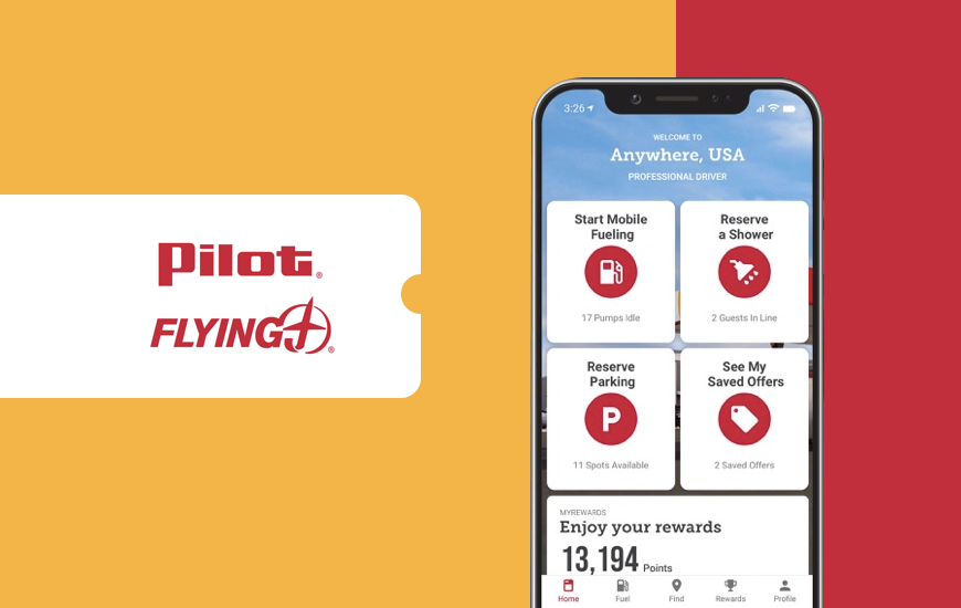 Pilot Flying J Myrewards Plus App