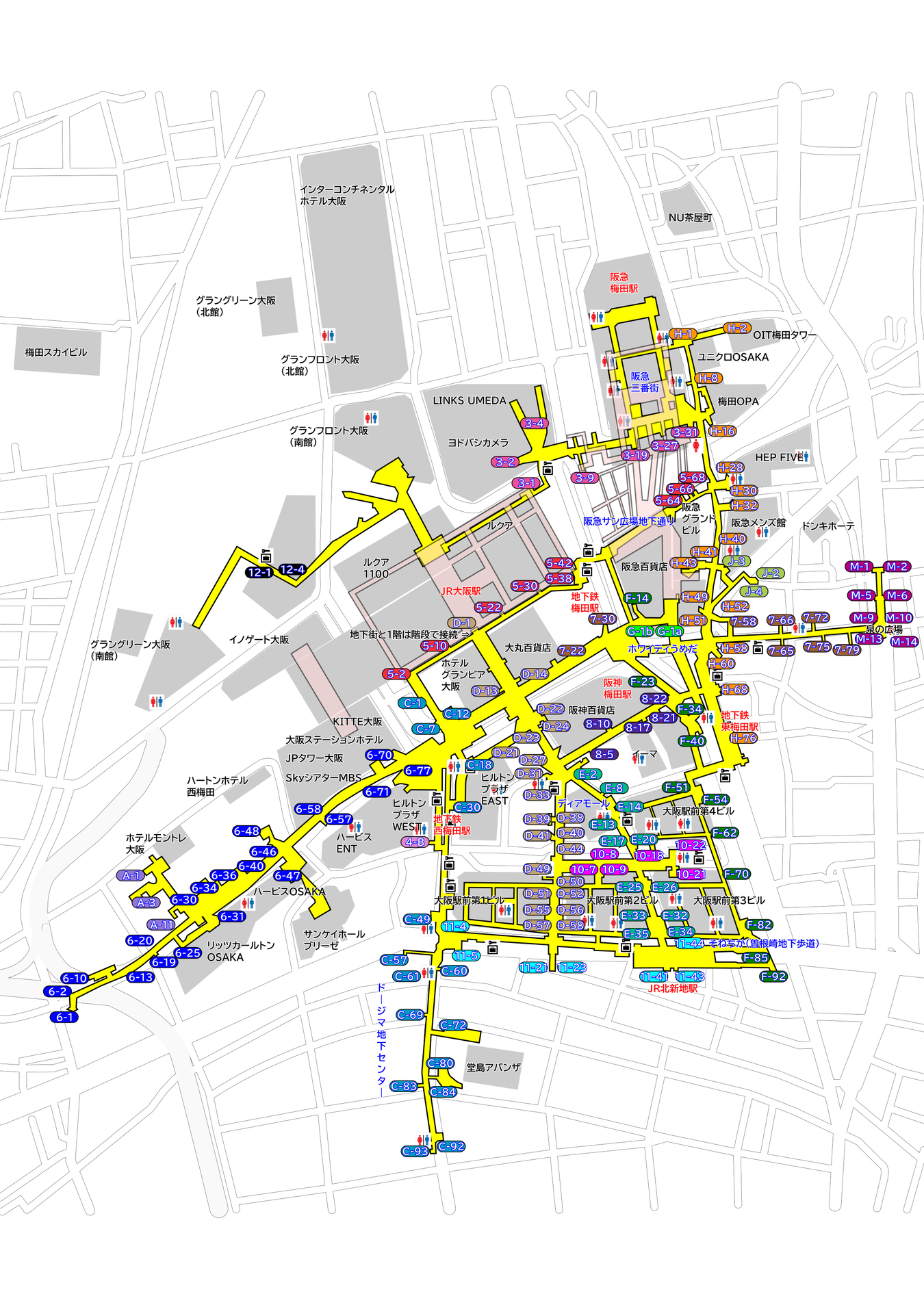梅田地下街地図2026！迷う理由と最短ルート完全攻略ガイド