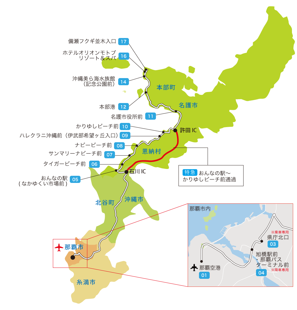 那覇空港→美ら海水族館、最速・最安ルートを2026年版で徹底比較！