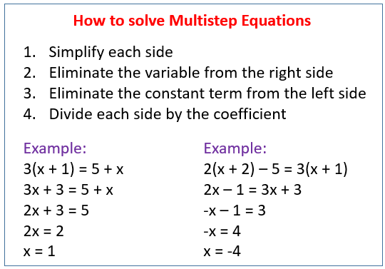 Lesson 5 Solve Multi-Step Equations Page 157 Answers
