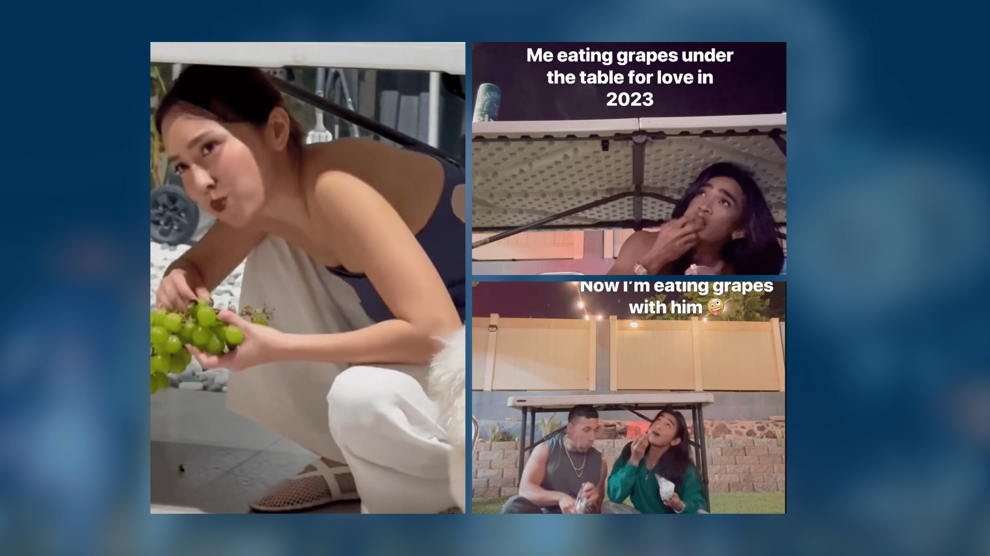 Why Do People Eat Grapes Under the Table