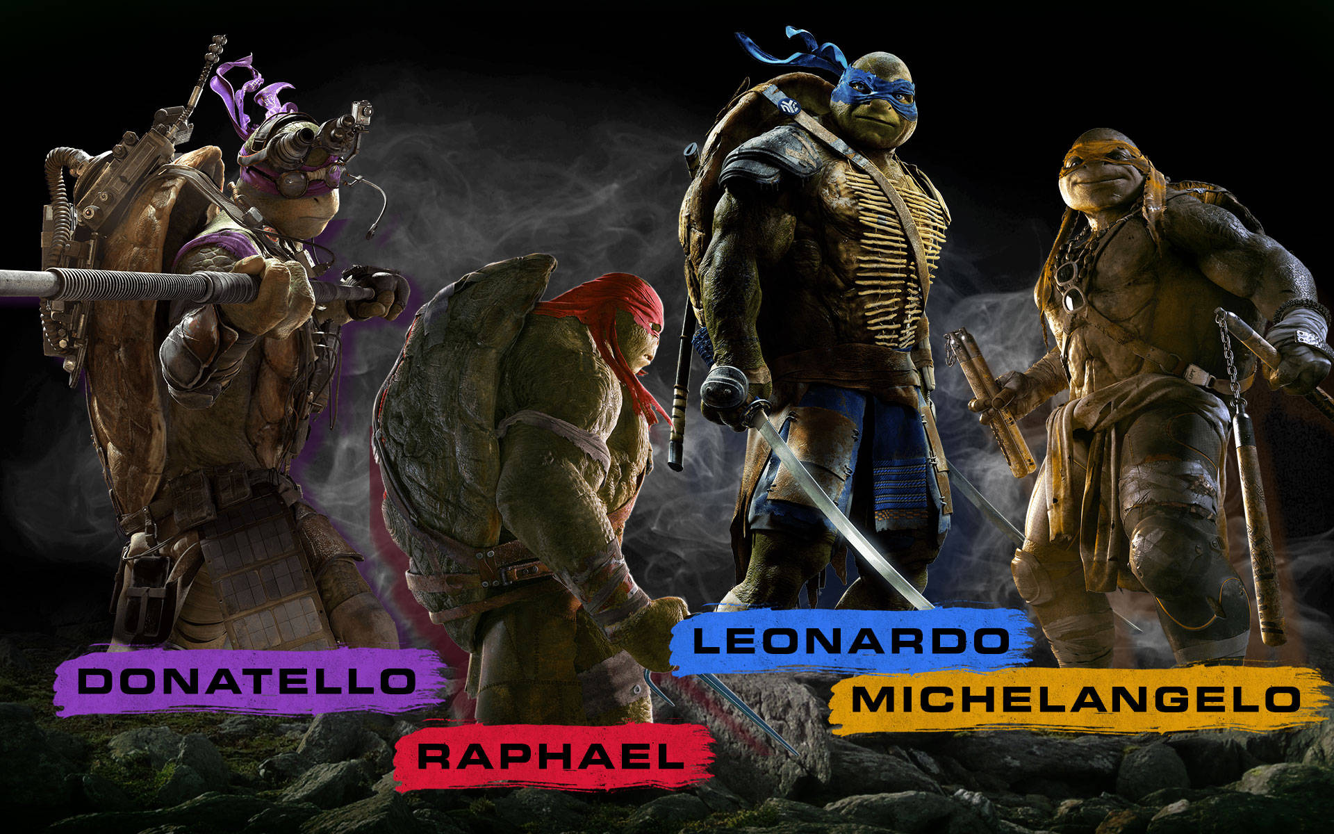 4 Ninja Turtles Names