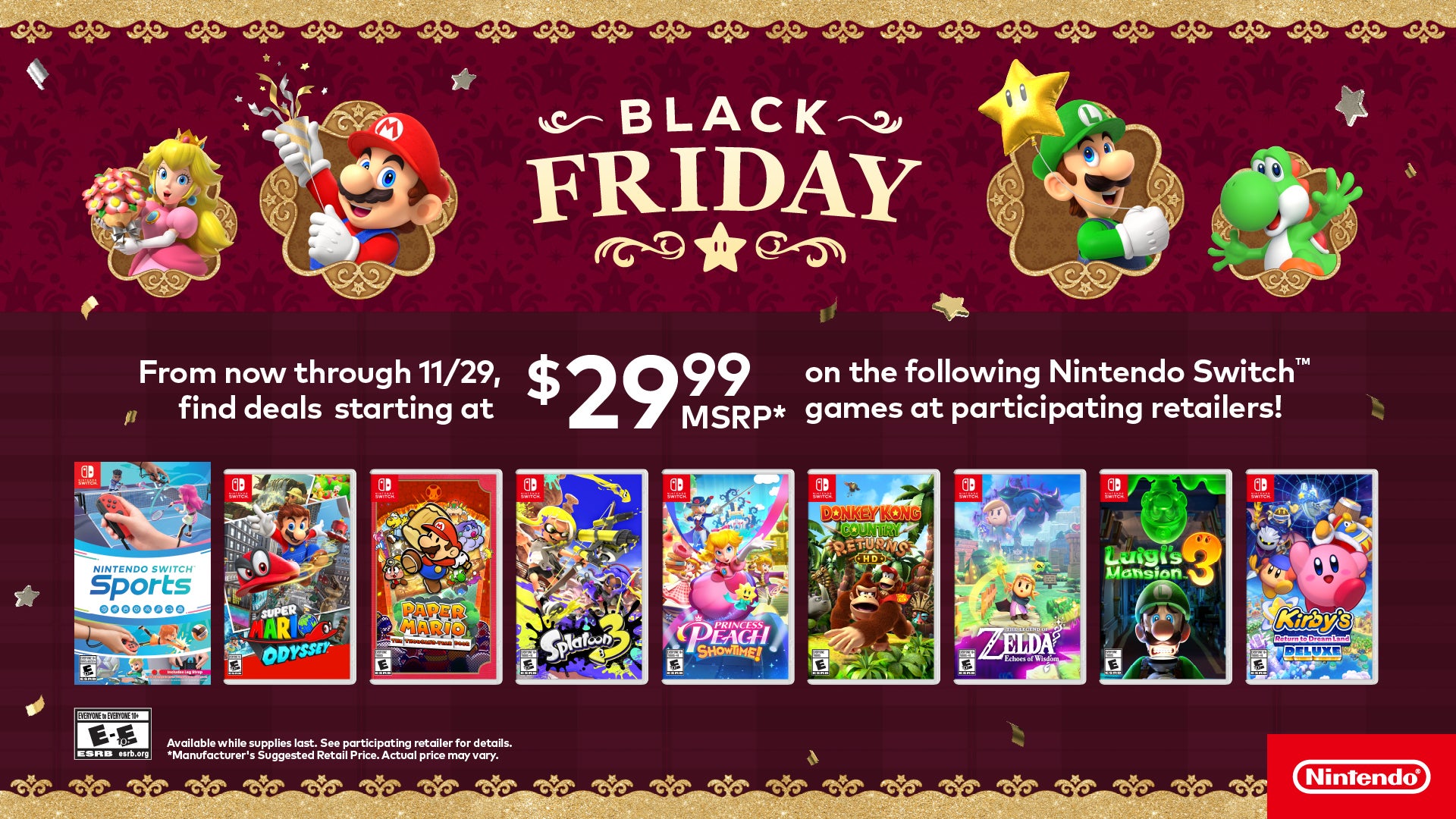 Black Friday Nintendo Switch Black Friday