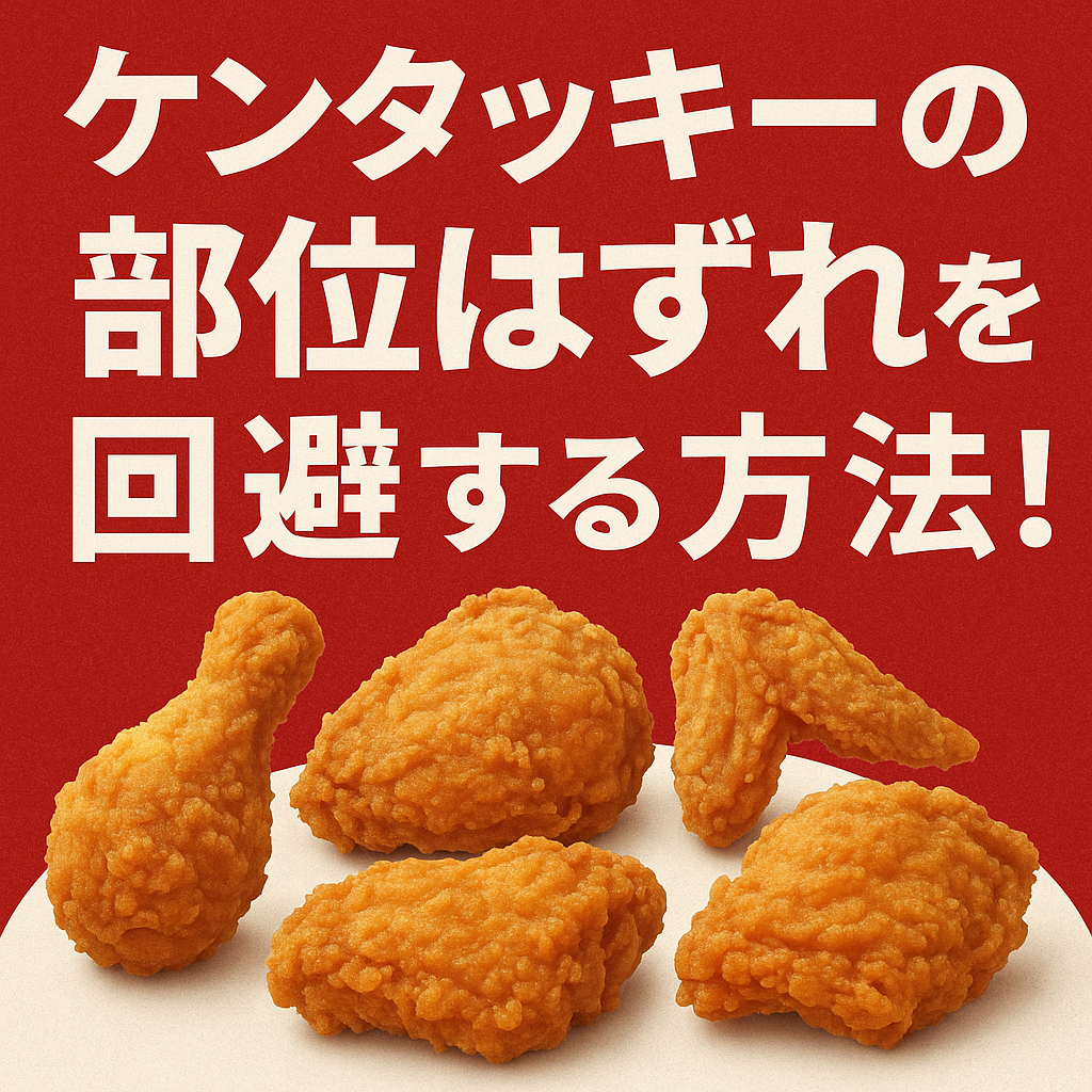 ケンタッキーの「はずれ部位」はなぜ不評？全5種の評判と部位指定の真相