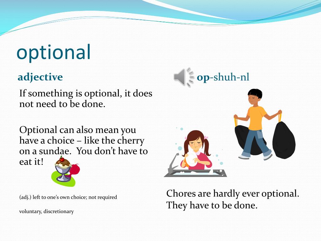Name Optional Meaning