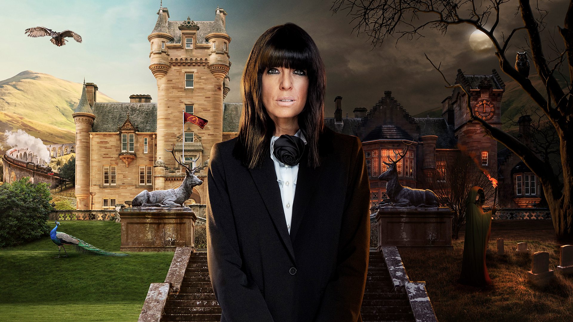 Claudia Winkleman Returns to Scottish Castle for the Celebrity Traitors Series 2 on Bbc One