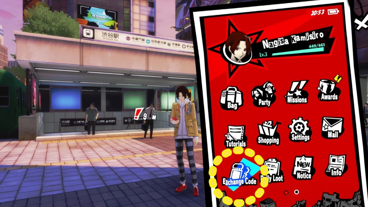 Persona 5 the Phantom X Redeem Codes