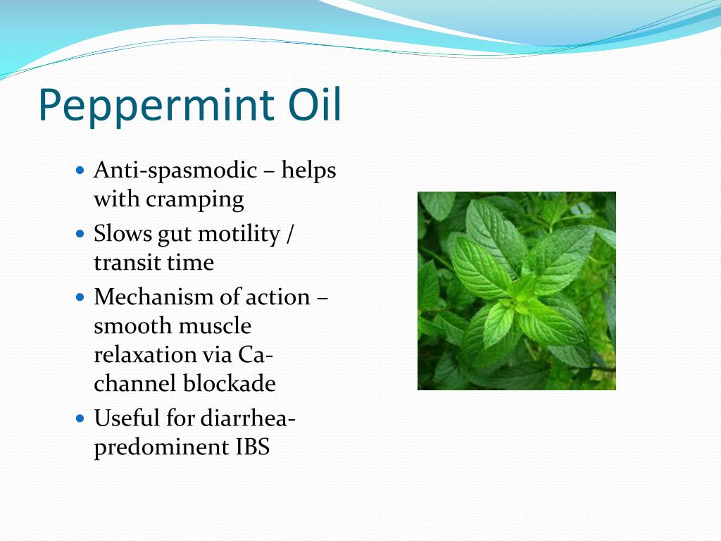 Nccih Peppermint Oil Heartburn Reflux