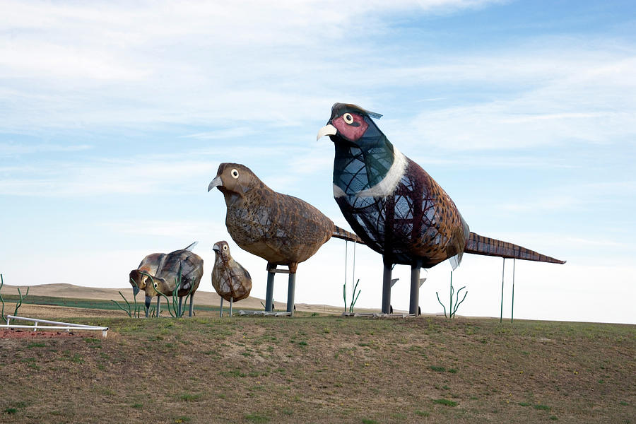 Enchanted Highway Pheasants on the Prairie