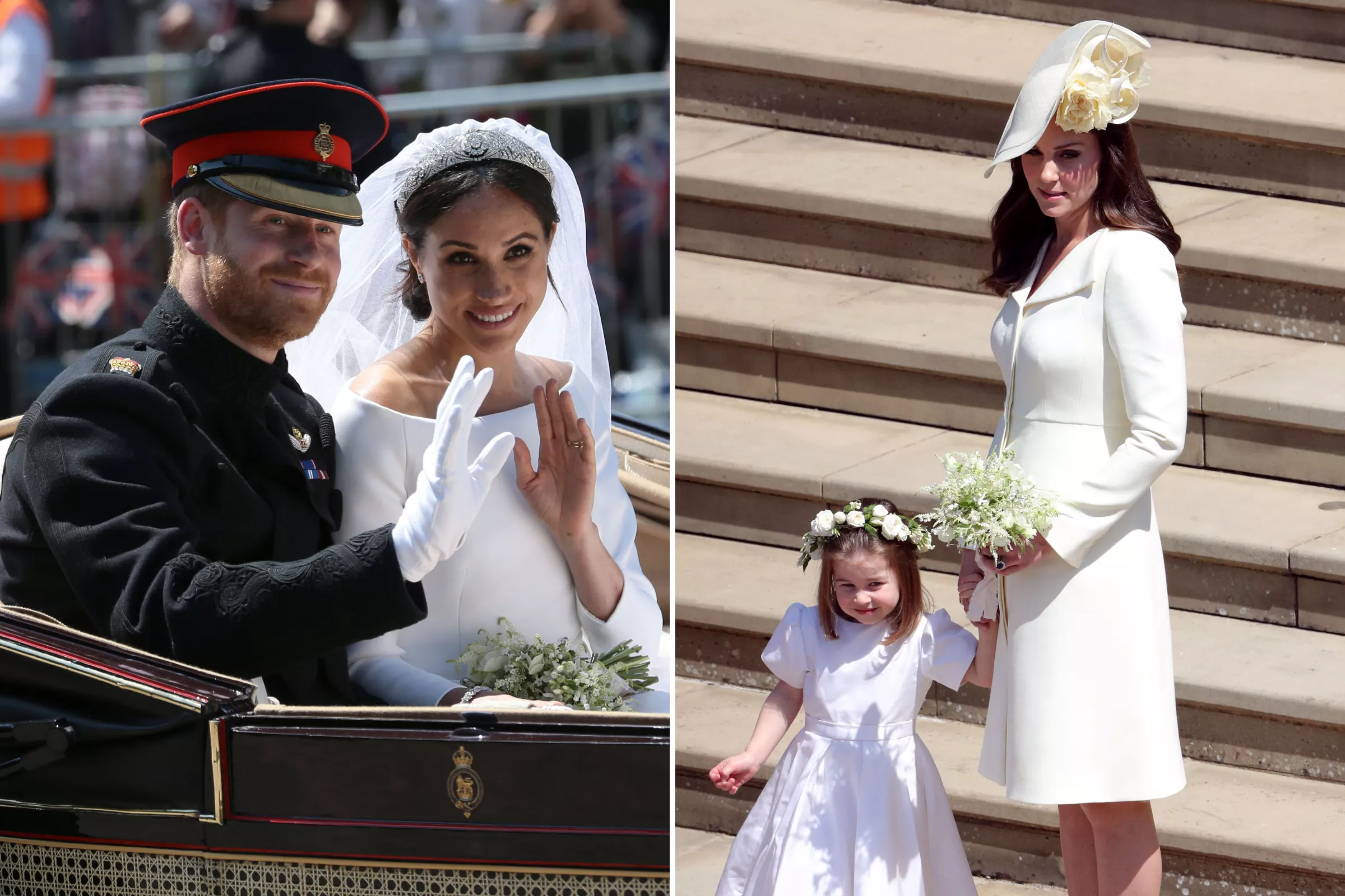 Kate at Harry and Meghan Wedding