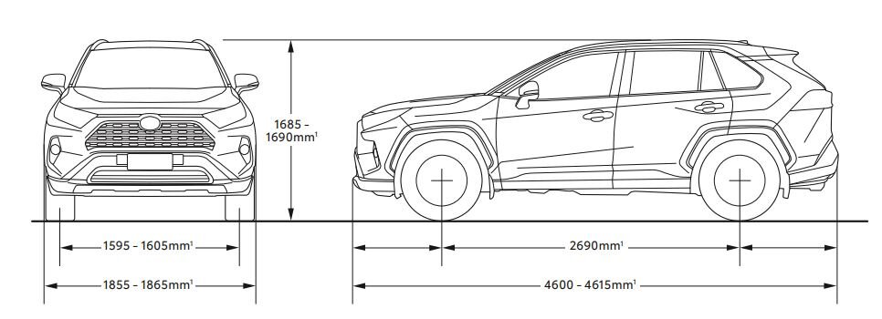 Rav4 Dimensions 2018