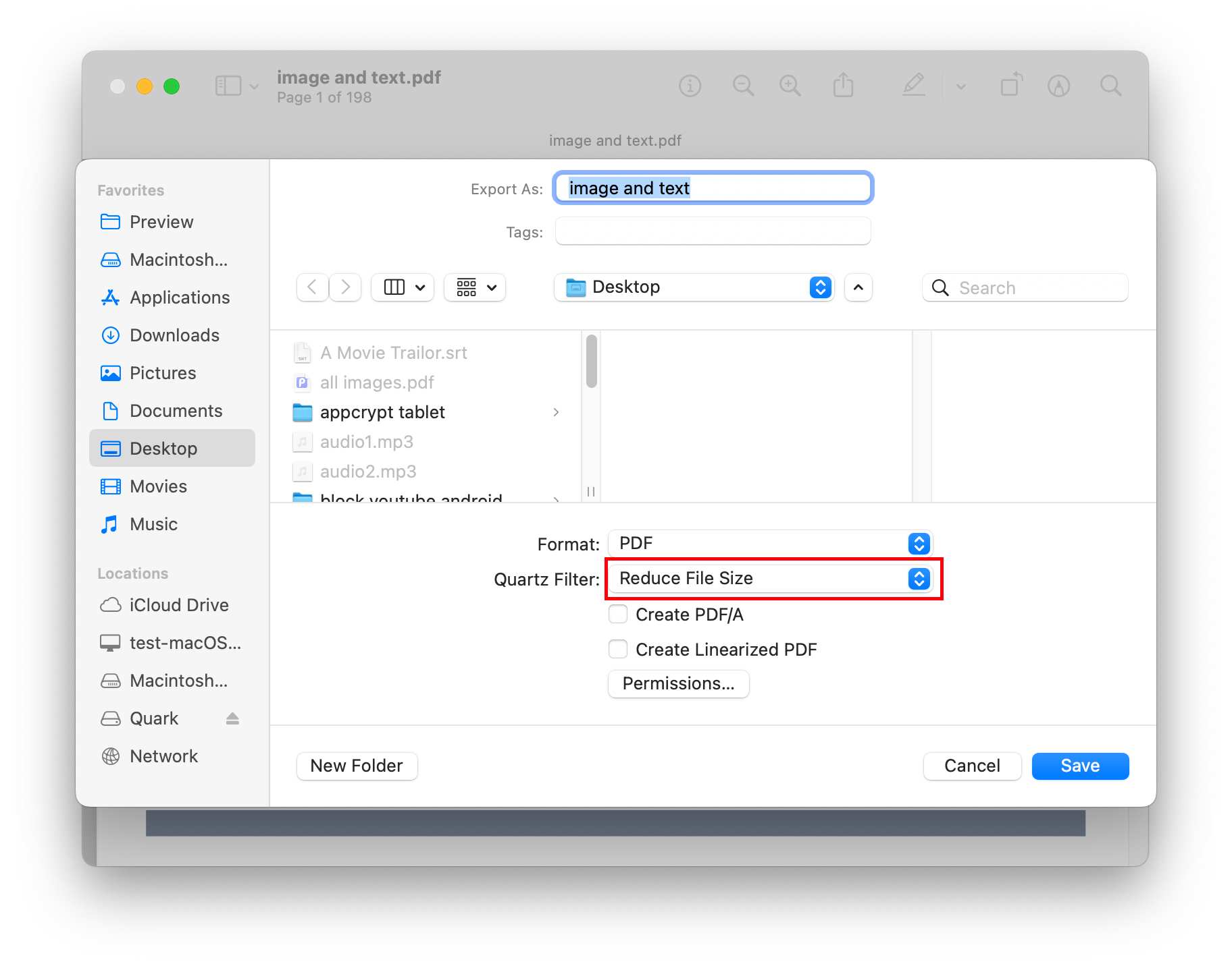 How to Reduce Pdf Size on Macbook