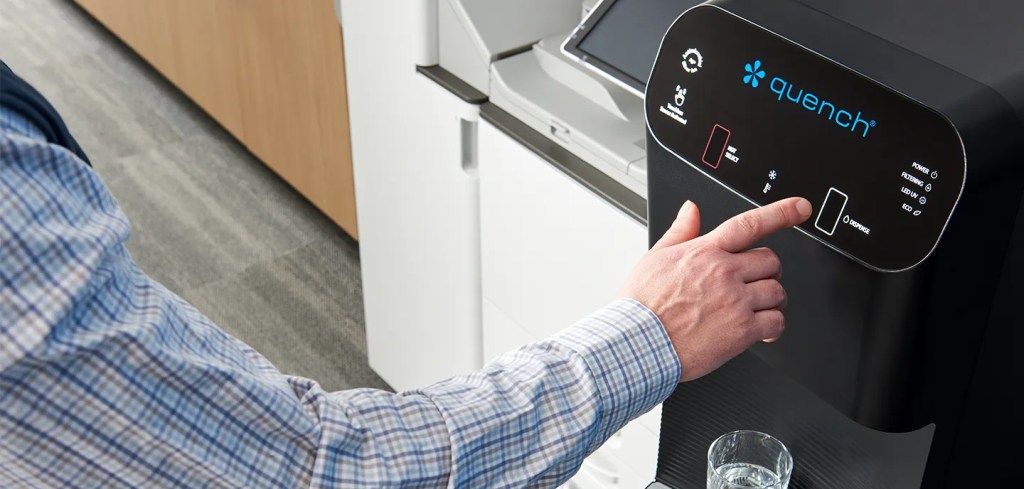Evaluate the Water Filtration Company Quench on Flavored Water Dispenser