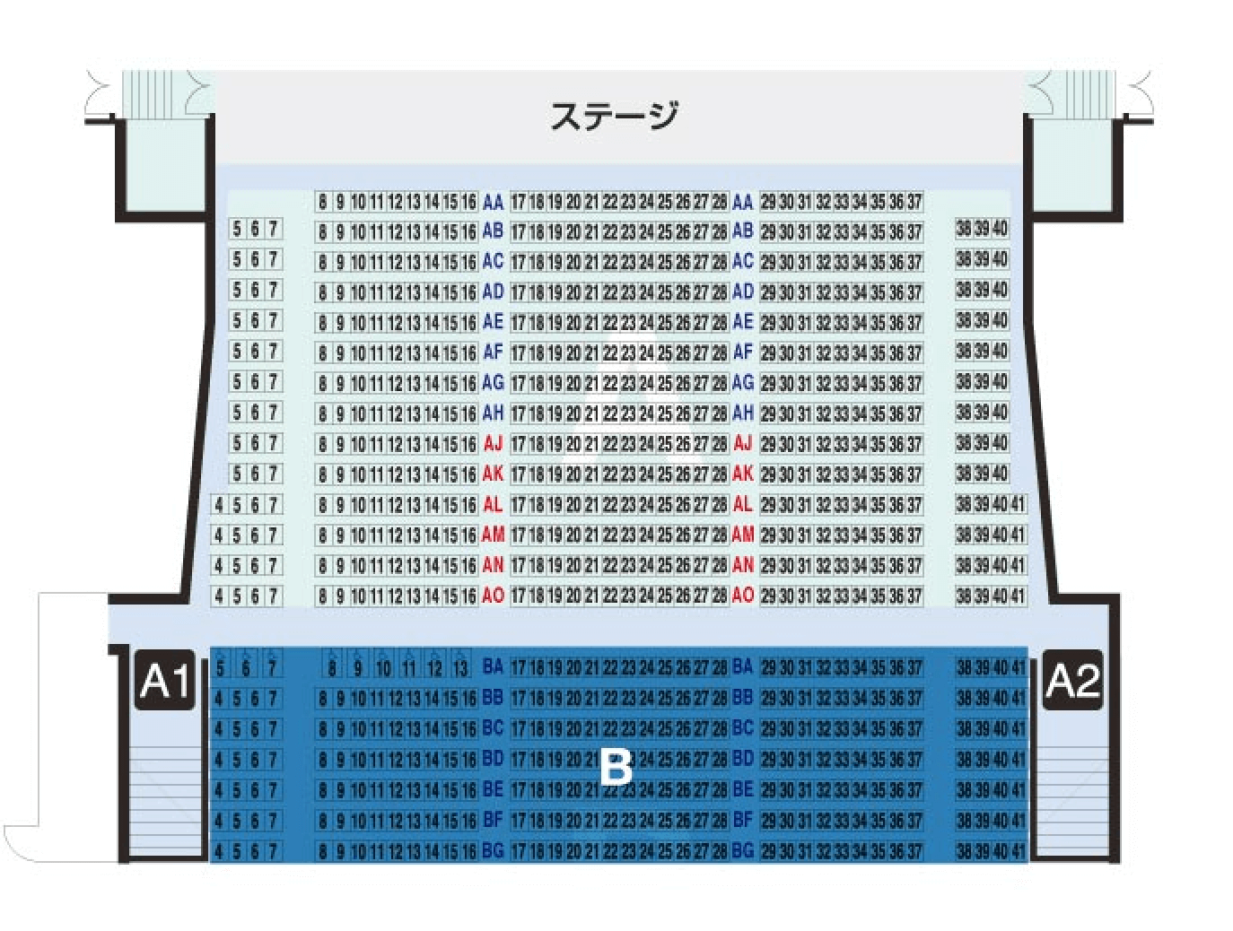 グランキューブ大阪の座席見え方解説！1階後方・2階席の評判と双眼鏡