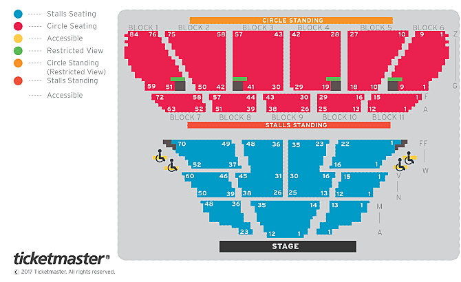 Eventim Apollo Hammersmith London Seating Plan