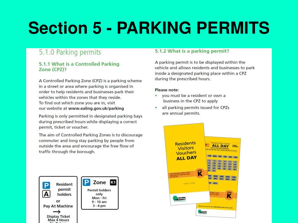 London Borough of Ealing Parking Permits