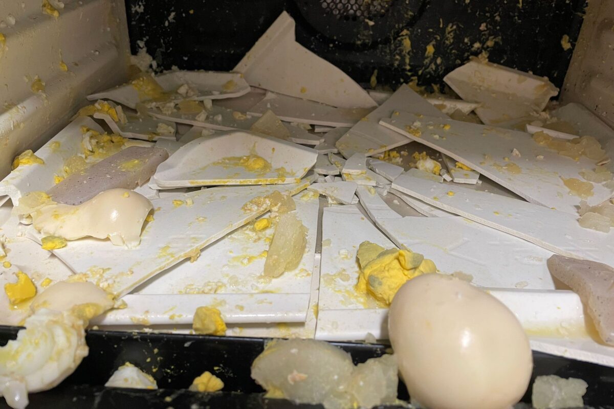 ゆで卵をレンジ加熱すると爆発？口内破裂の危険と安全な温め直し術