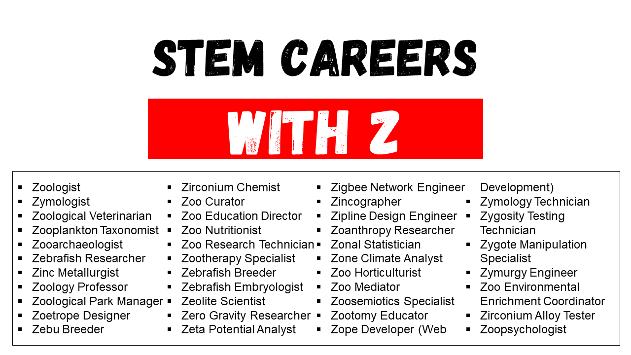 Engineering Jobs That Begin with Z