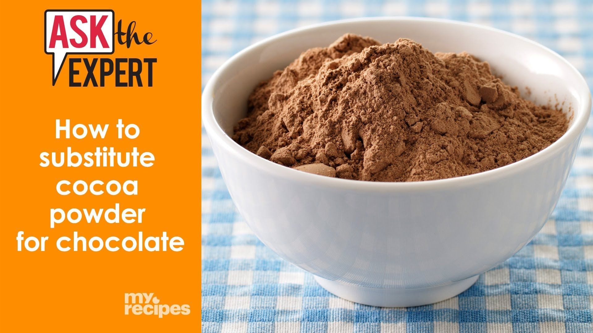 Substitute Cocoa for Baking Chocolate