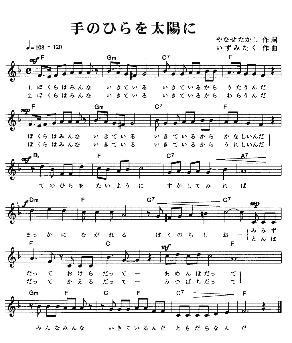 手のひらを太陽に作詞の真相｜極貧時代にやなせたかしが込めた命の叫び