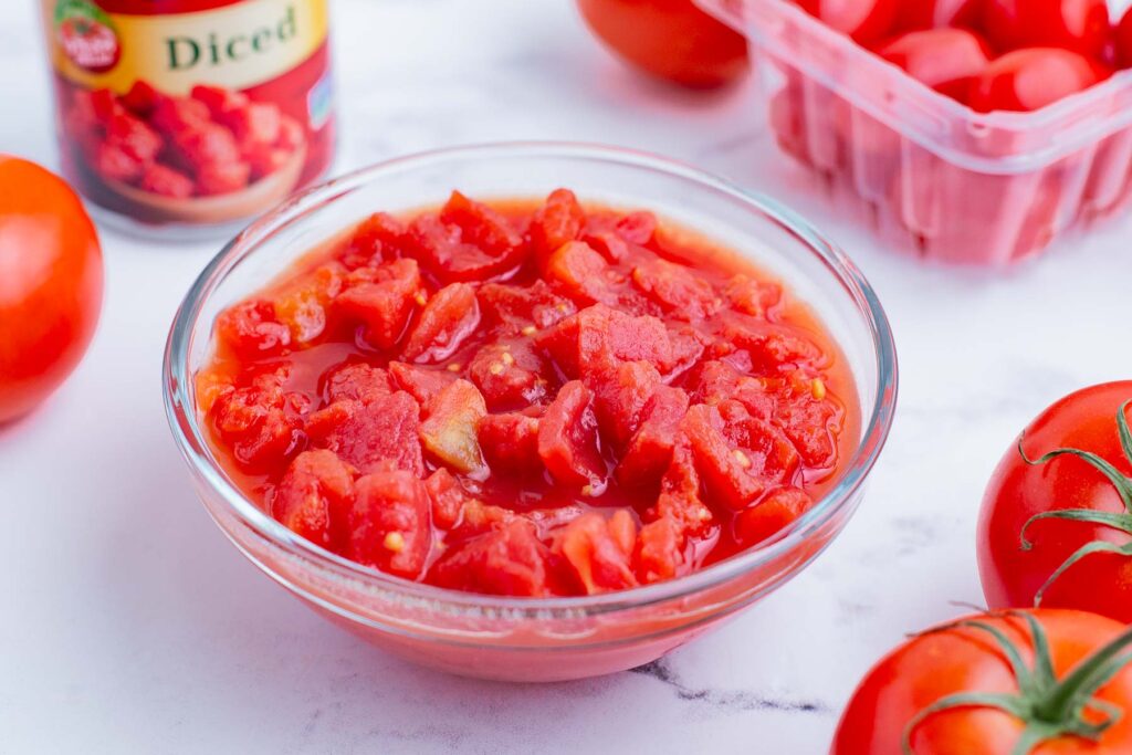 Can You Use Diced Tomatoes Instead of Tomato Sauce