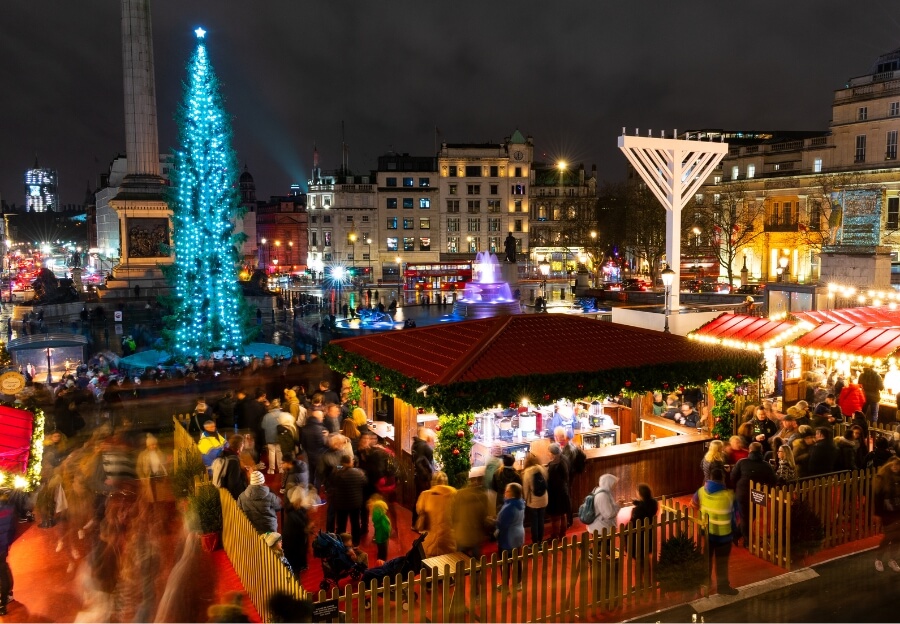 Trafalgar Square Christmas Market Opening Times