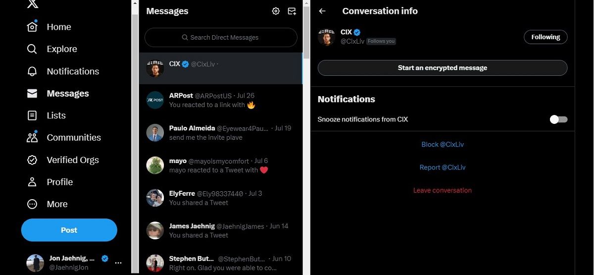 How to Turn on Encrypted Messages on X
