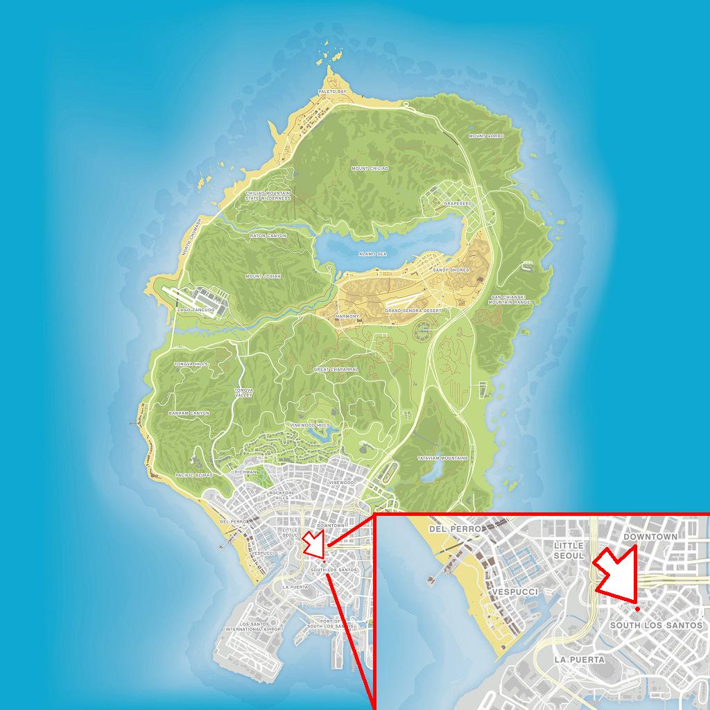 【Gta5】フランクリンの家と豪邸の場所はどこ？マップ上の行き方を徹底解説！