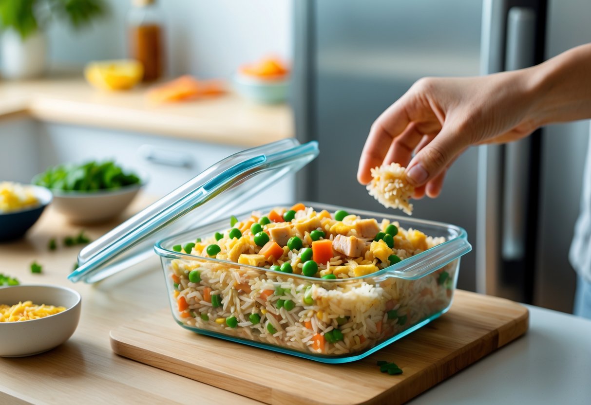 How to Freeze Fried Rice