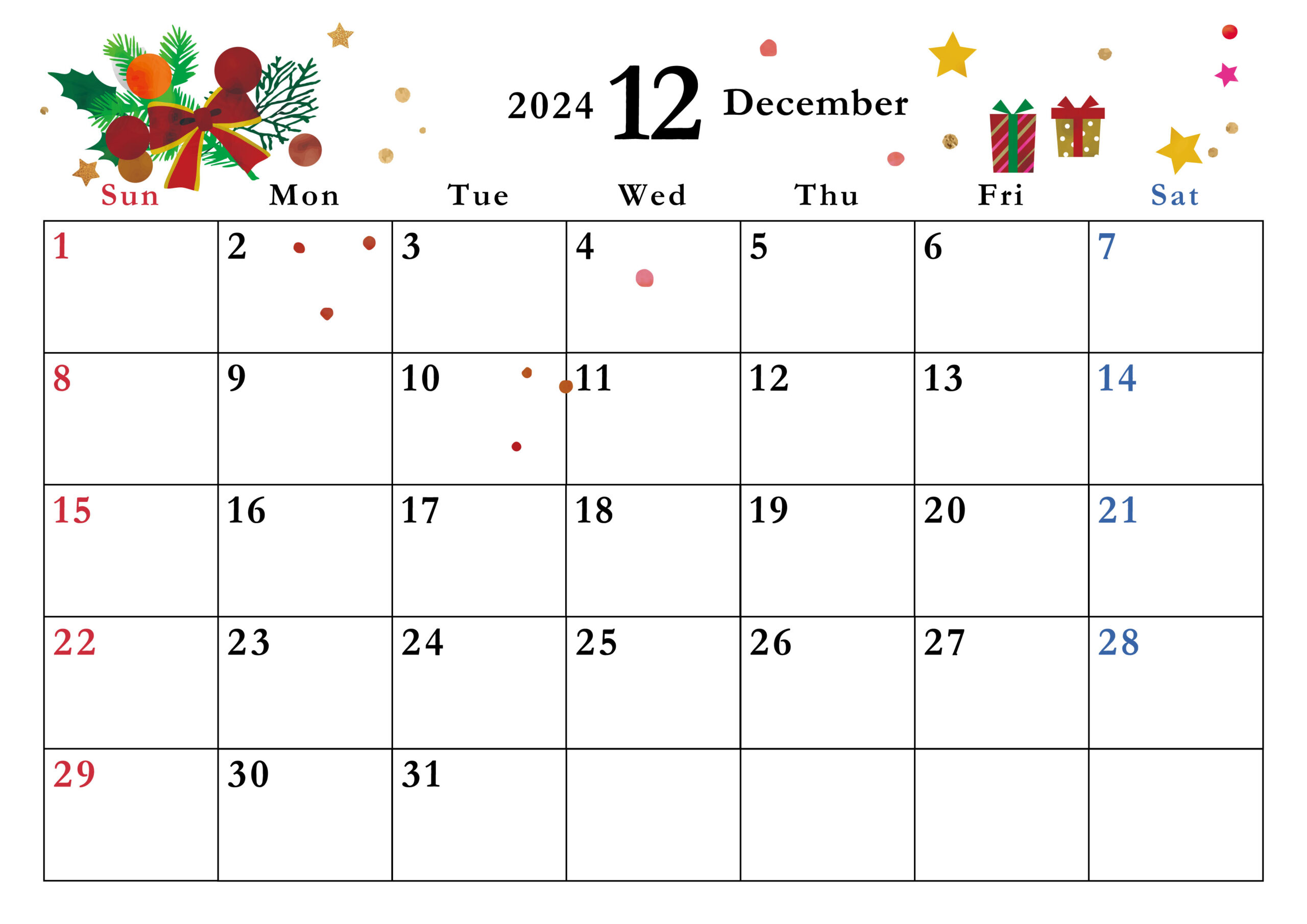 2026年12月カレンダー完全ガイド！年末年始連休や祝日・吉日を総力取材