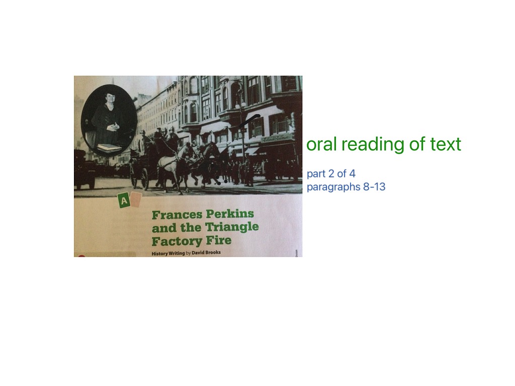 Frances Perkins and the Triangle Factory Fire Text