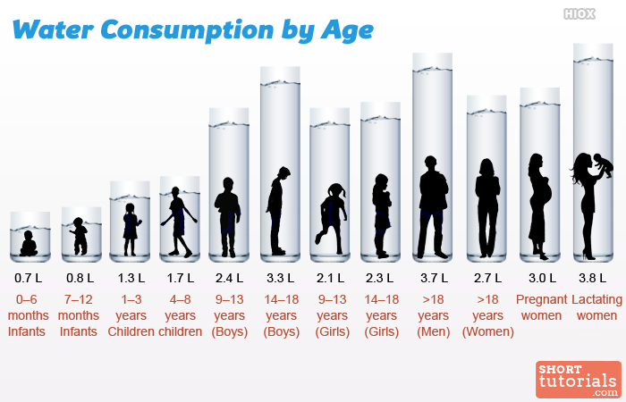 How Much Water Consumption per Day