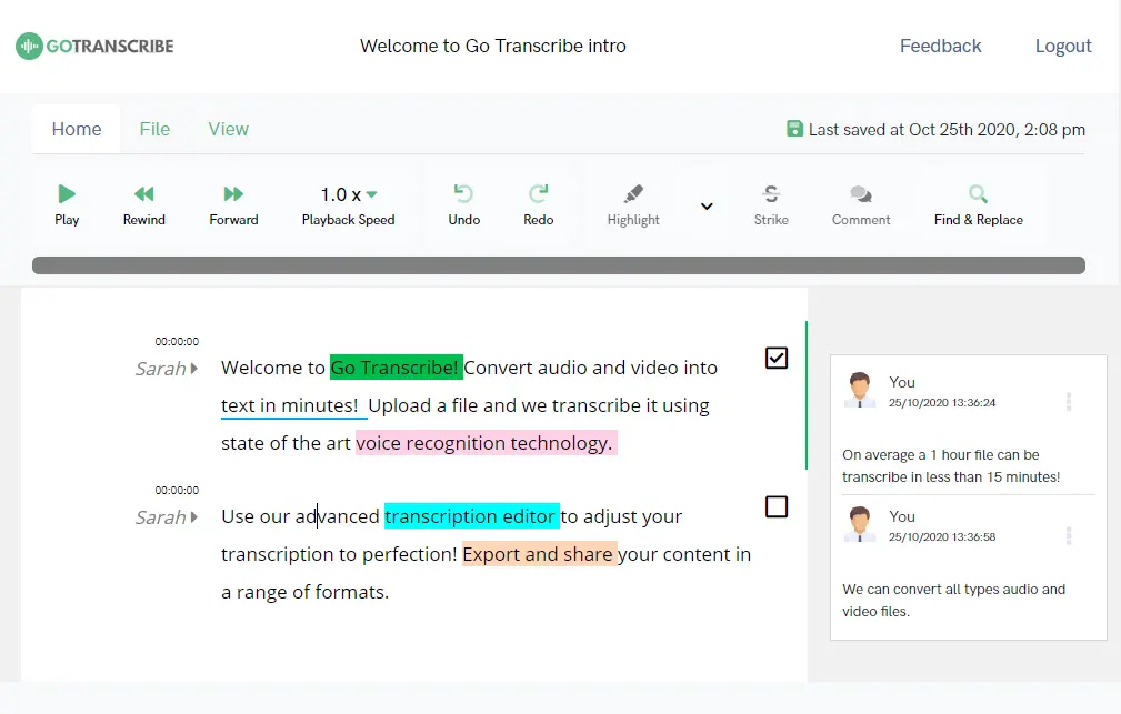 Transcribe Audio to Text Free Live